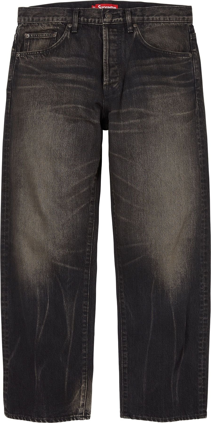 Distressed Loose Fit Selvedge Jean view 4